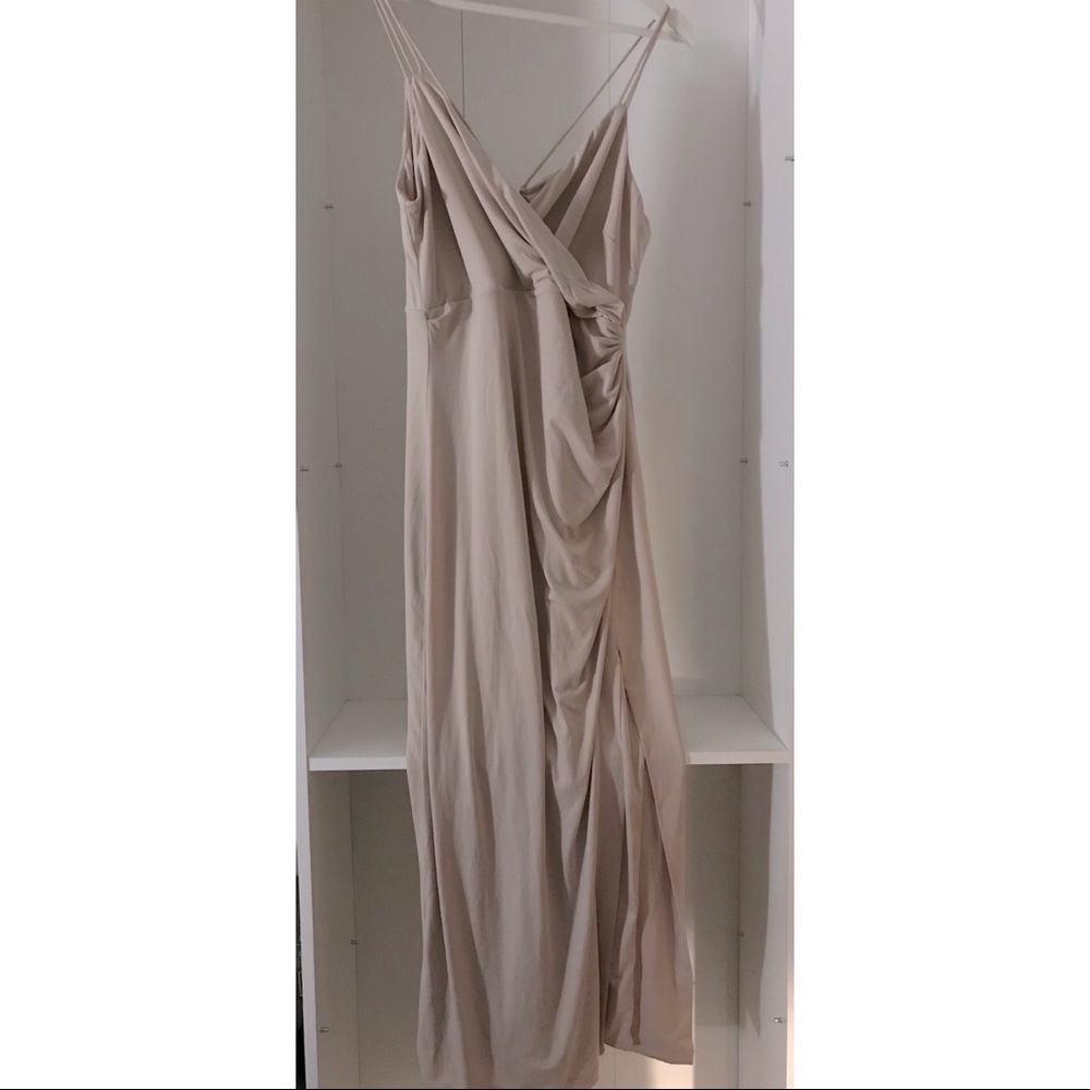 UO bardut Long ruched dress